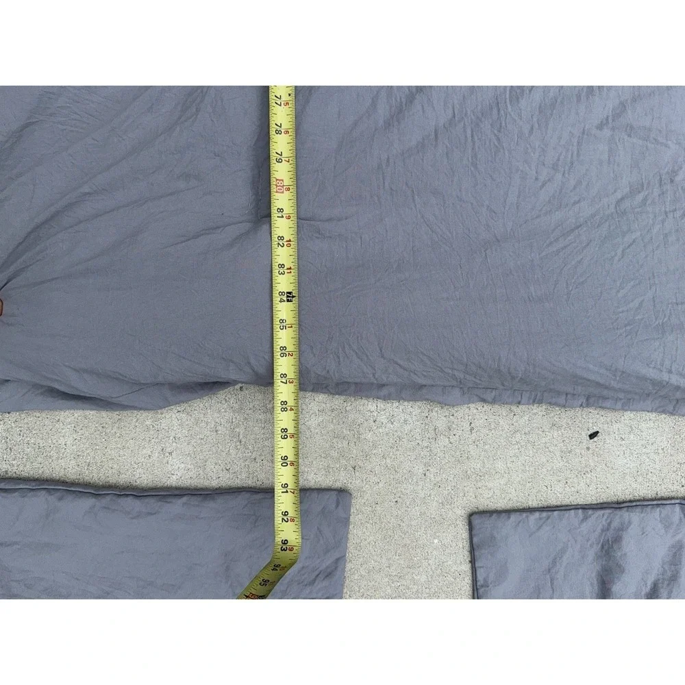 Bedsure Grey Full Size Comforter Set with 2 Pillow Shams Soft Microfiber 3 Piece